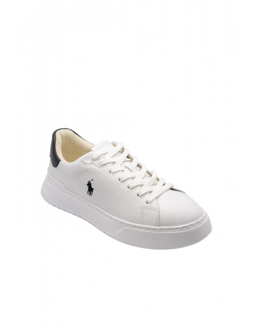 scarpe polo ralph lauren UOMO WHITE MU - RLITE COURT-SK-LTL vista frontale