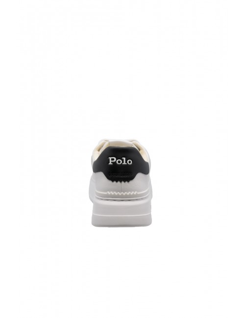 scarpe polo ralph lauren UOMO WHITE MU - RLITE COURT-SK-LTL vista dettaglio posteriore