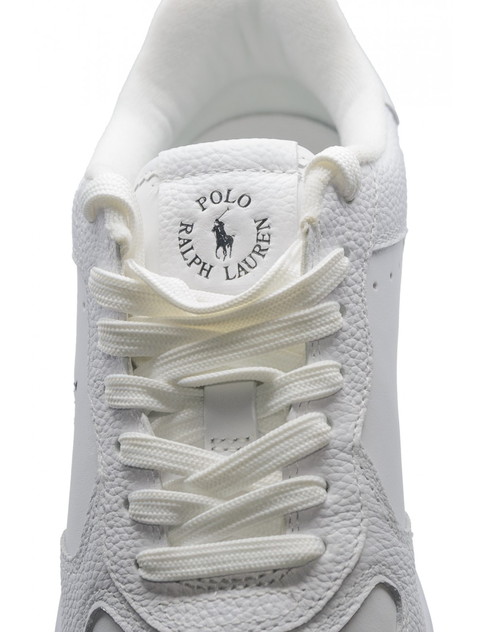 scarpe polo ralph lauren UOMO BIANCHE WH/WH/BKPP - MASTERS CRT-SK-LTL vista dettaglio scarpe polo ralph lauren UOMO BIANCHE WH/WH/BKPP - MASTERS CRT-SK-LTL vista dettaglio
