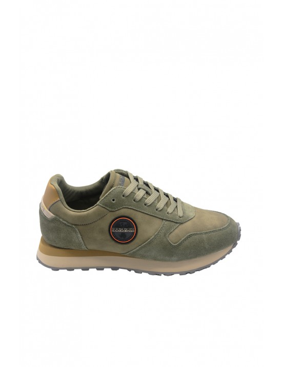 scarpe napapijri UOMO VERDI RAINDRUM - F5NOVA01/NUS vista laterale