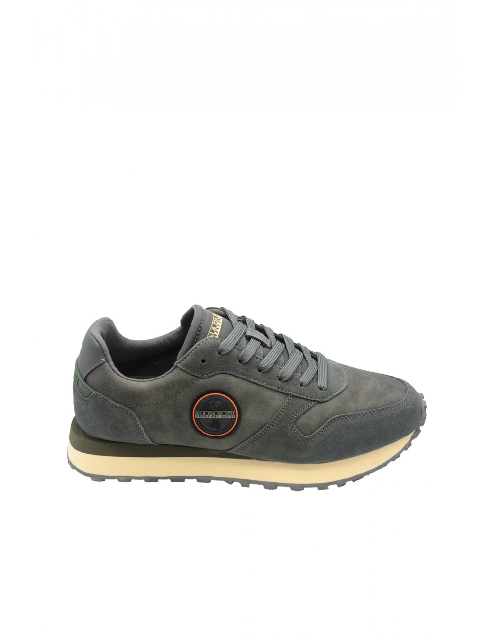 scarpe napapijri UOMO GREY E GREEN - F5NOVA01/NUS vista laterale