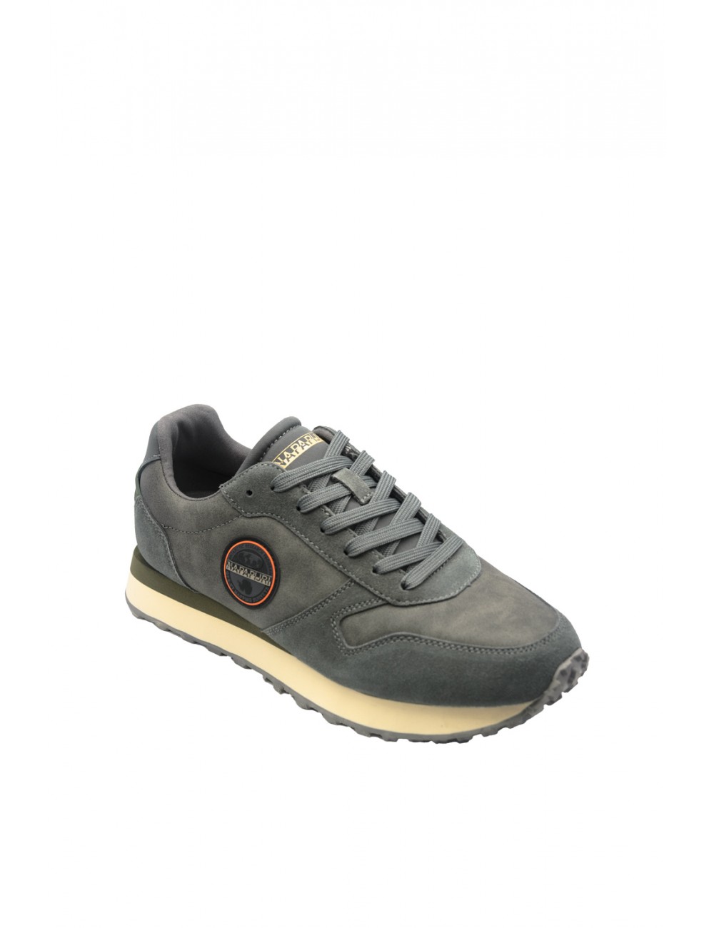 scarpe napapijri UOMO GREY E GREEN - F5NOVA01/NUS vista laterale