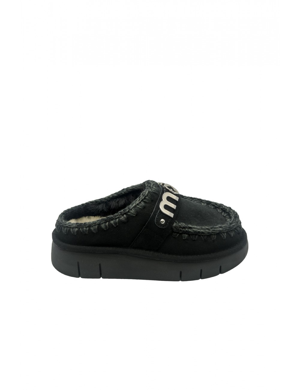 sabot DONNA NERI BKBK - MU.FW531001A - BOUNCE CLOG vista laterale