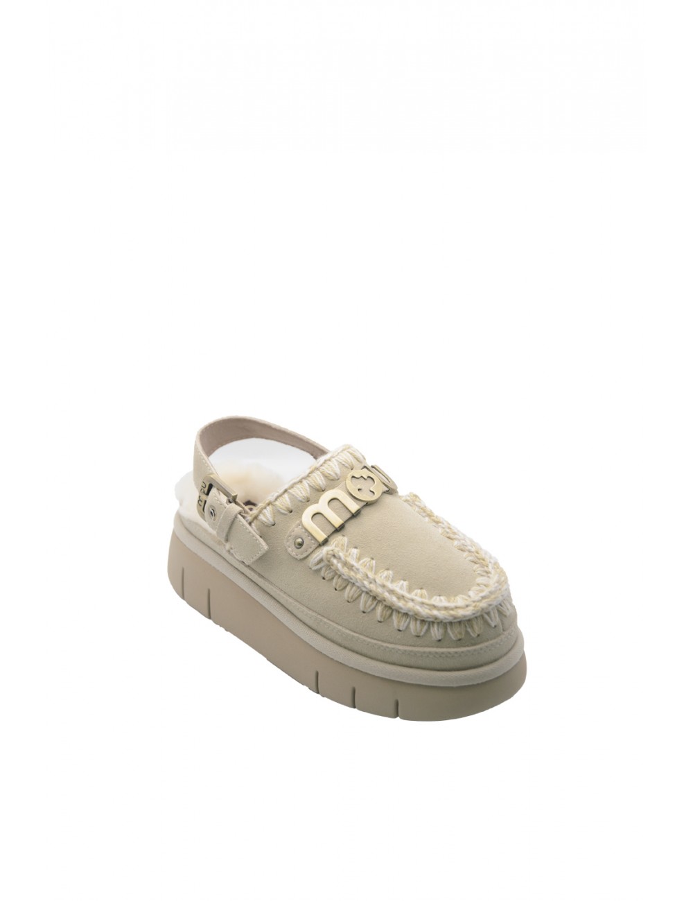 sabot DONNA GHIACCIO CHLK - MU.FW531026A - BOUNCE CLOG vista laterale