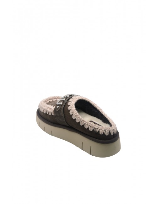 sabot mou DONNA MARRONI MOCHA - MU.FW531001A - BOUNCE CLOG vista posteriore