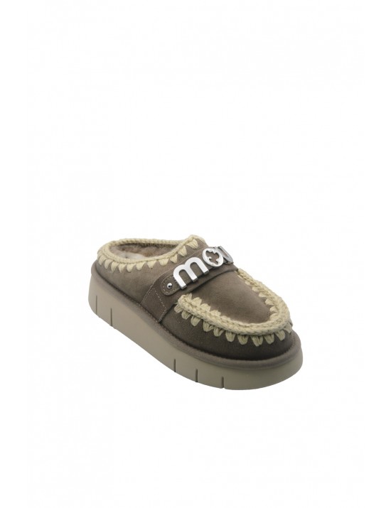 sabot mou DONNA GRIGIE ELGRY - MU.FW531001A - BOUNCE CLOG vista laterale