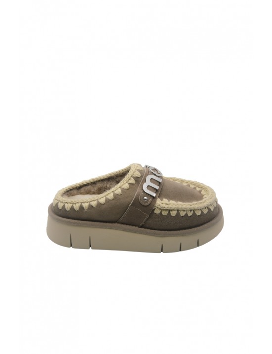 sabot mou DONNA GRIGIE ELGRY - MU.FW531001A - BOUNCE CLOG vista laterale