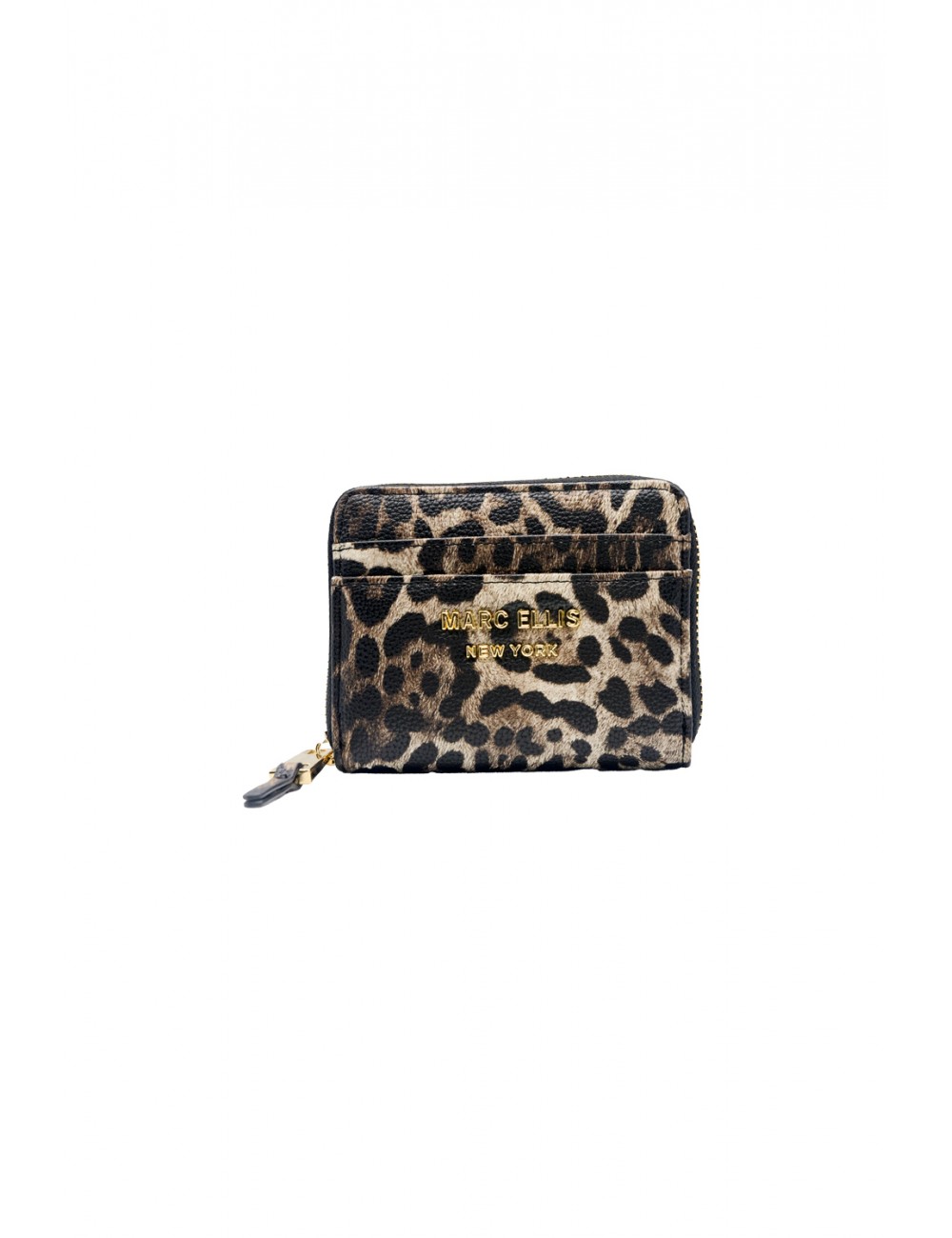 portafoglio marc ellis DONNA MULTICOLORE CAMEL/LEO - CLOE LEO vista frontale