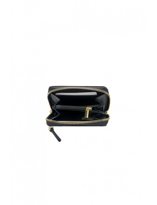 portafoglio marc ellis DONNA BLACK E GOLD - SABA MF vista frontale