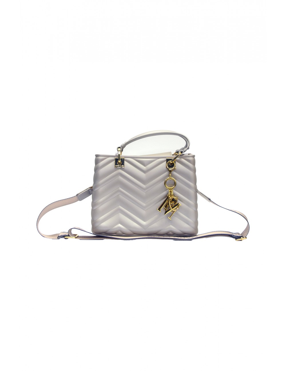 borsa marc ellis DONNA TORTORA E ORO TAUPE/LIGHT GOLD - FLAT KRISSY M WAVE_25 vista frontale