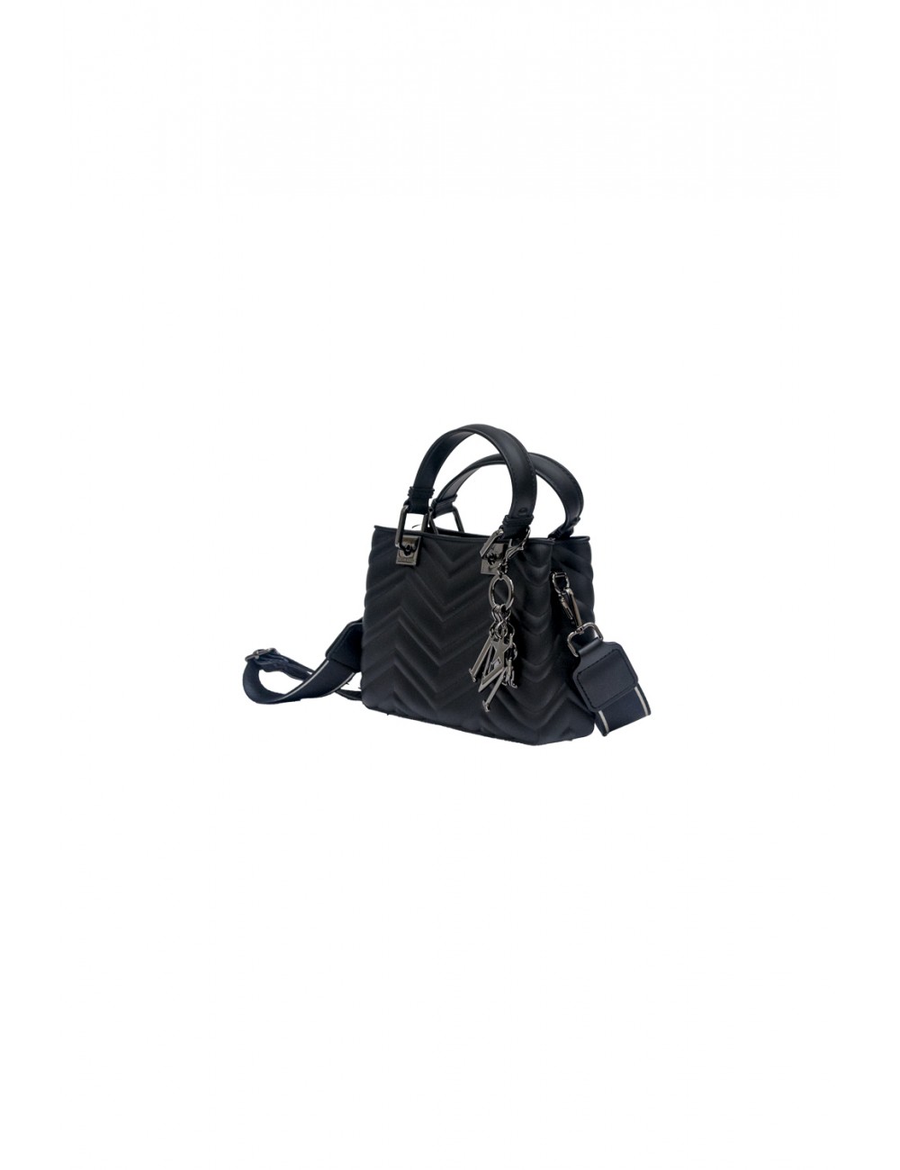 borsa marc ellis DONNA BLACK E CDF - FLAT KRISSY S WAVE_25 vista frontale