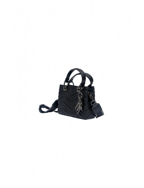 borsa marc ellis DONNA BLACK E CDF - FLAT KRISSY S WAVE_25 vista laterale
