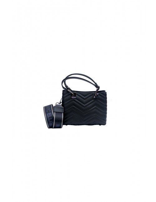 borsa marc ellis DONNA BLACK E CDF - FLAT KRISSY S WAVE_25 vista posteriore