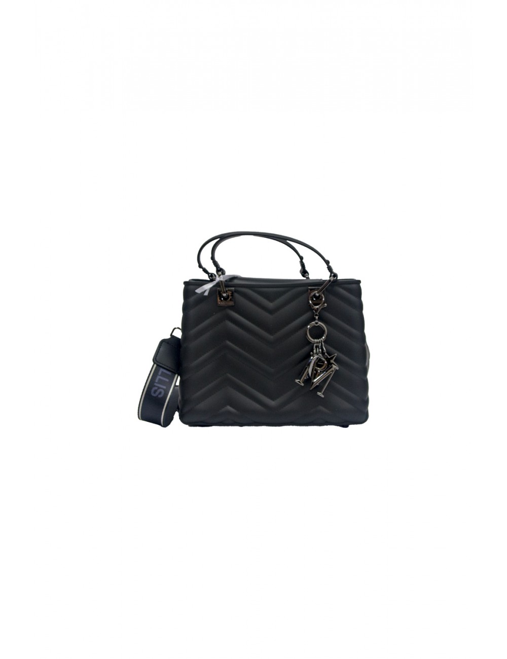 borsa marc ellis DONNA BLACK E CDF - FLAT KRISSY M WAVE_25 vista frontale