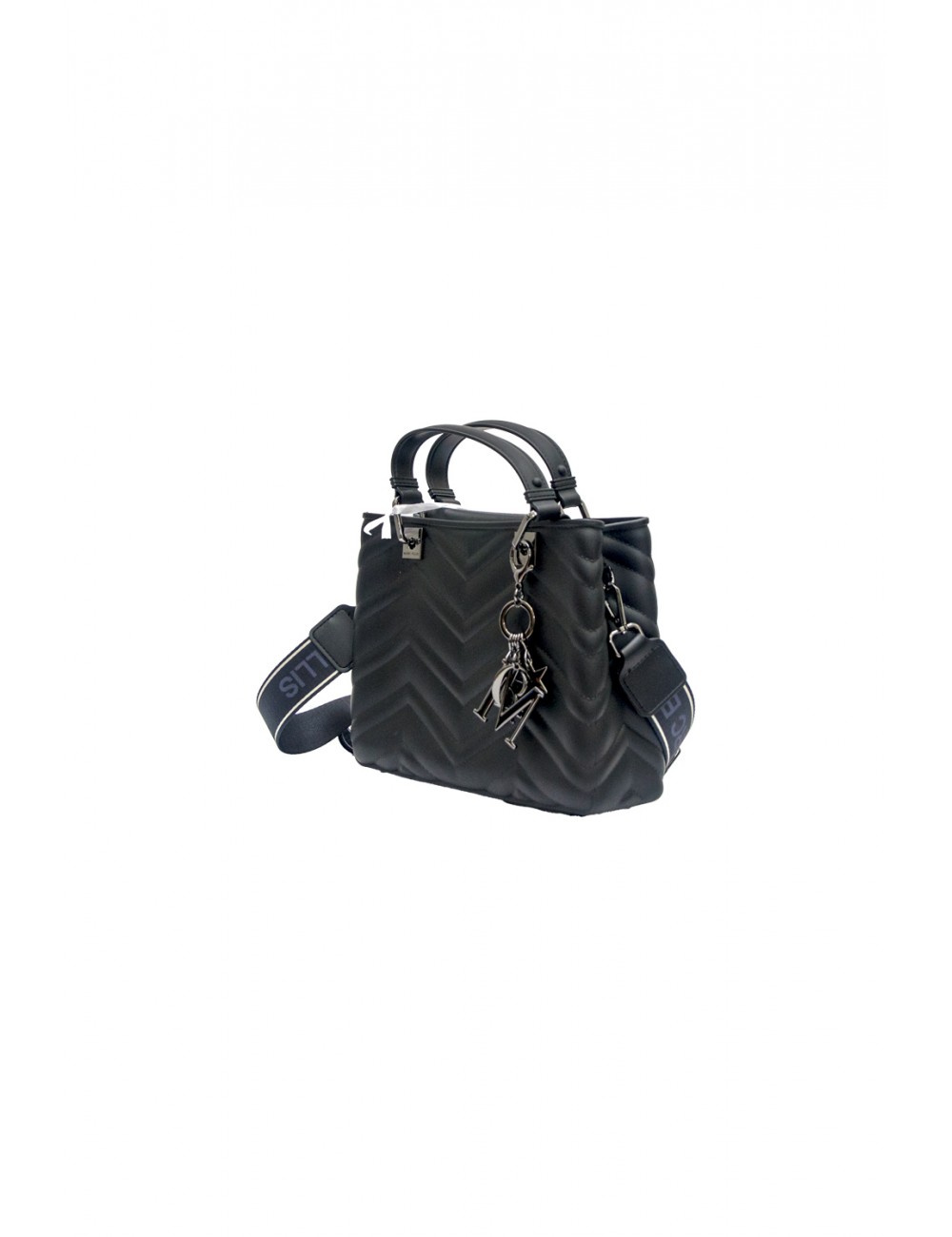 borsa marc ellis DONNA BLACK E CDF - FLAT KRISSY M WAVE_25 vista frontale