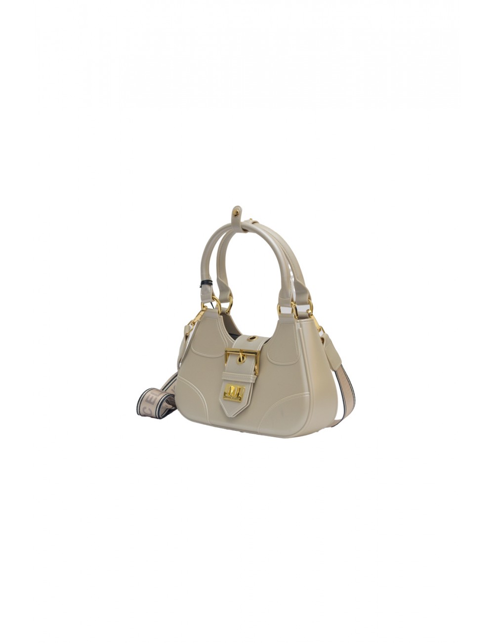 borsa marc ellis DONNA BEIGE E ORO TAUPE/LIGHT GOLD - FLAT CIRCLE_25 vista frontale