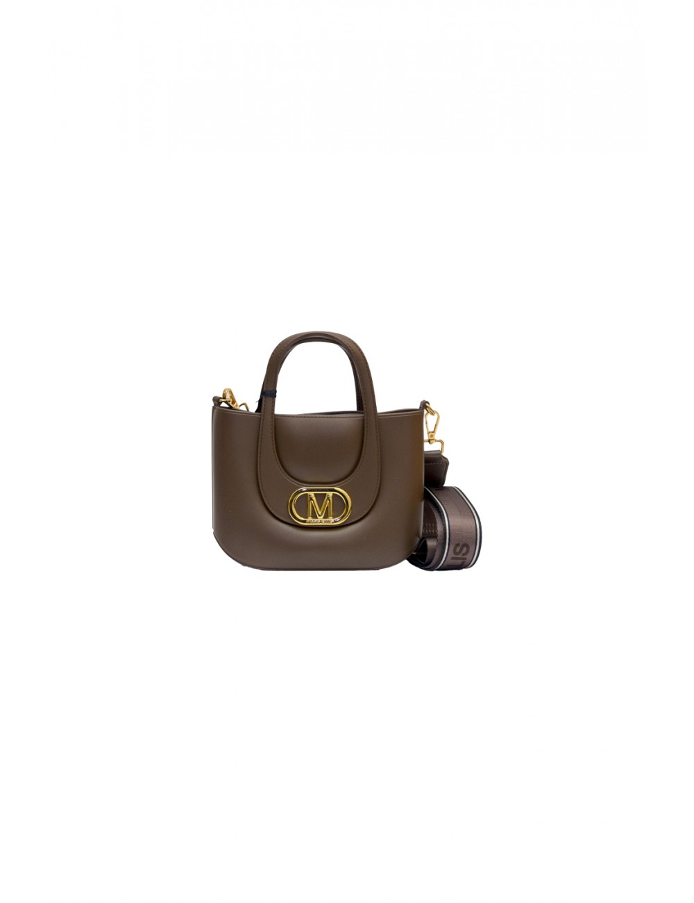 borsa marc ellis DONNA MARRONE E ORO COCOA/LIGHT GOLD - FLAT GALIZIA vista frontale