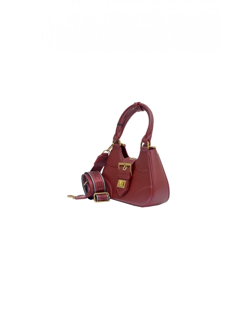 borsa marc ellis DONNA RED DAHLIA E LIGHT GOLD - FLAT CIRCLE_25 vista frontale