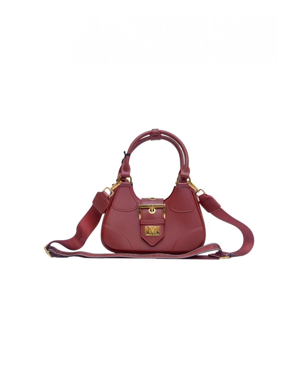 borsa marc ellis DONNA RED DAHLIA E LIGHT GOLD - FLAT CIRCLE_25 vista frontale