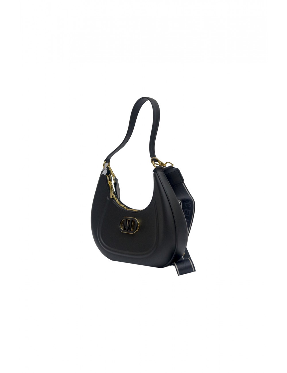 borsa marc ellis DONNA BLACK E LIGHT GOLD - FLAT HERO vista frontale