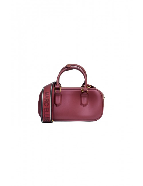 borsa marc ellis DONNA ROSSA E ORO RED DAHLIA/LIGHT GOLD - FLAT STICH_25 vista posteriore