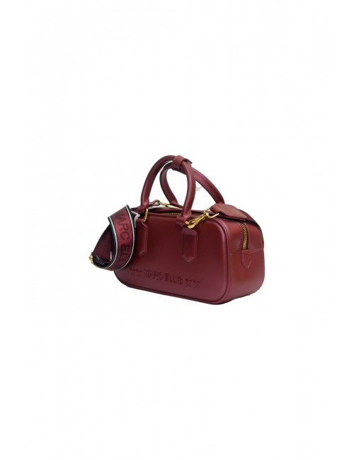 borsa marc ellis DONNA ROSSA E ORO RED DAHLIA/LIGHT GOLD - FLAT STICH_25 vista laterale