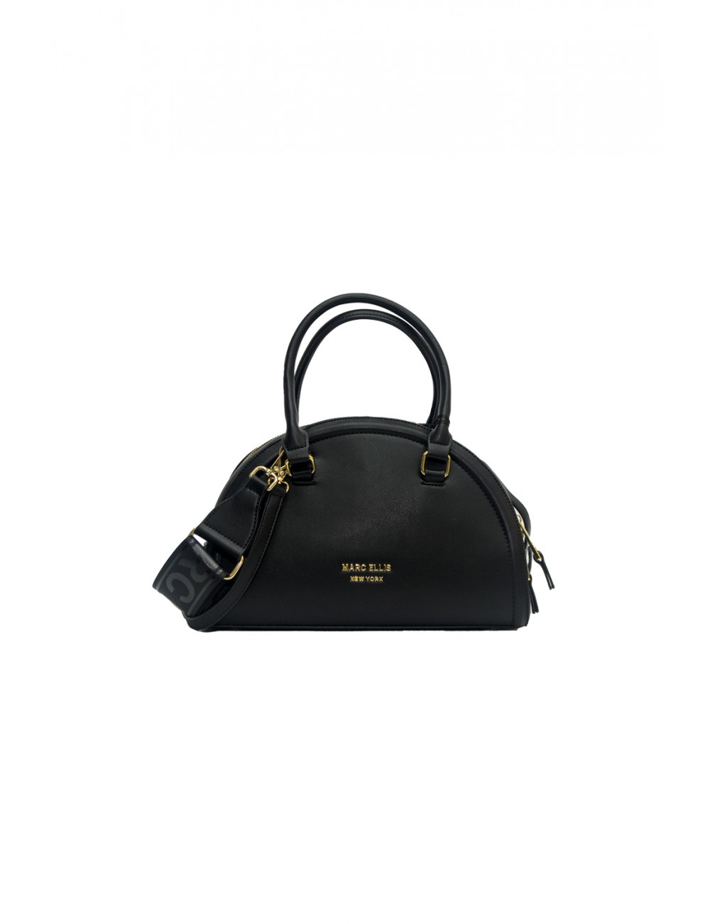 borsa marc ellis DONNA BLACK E GOLD - BRILLA BAG vista frontale