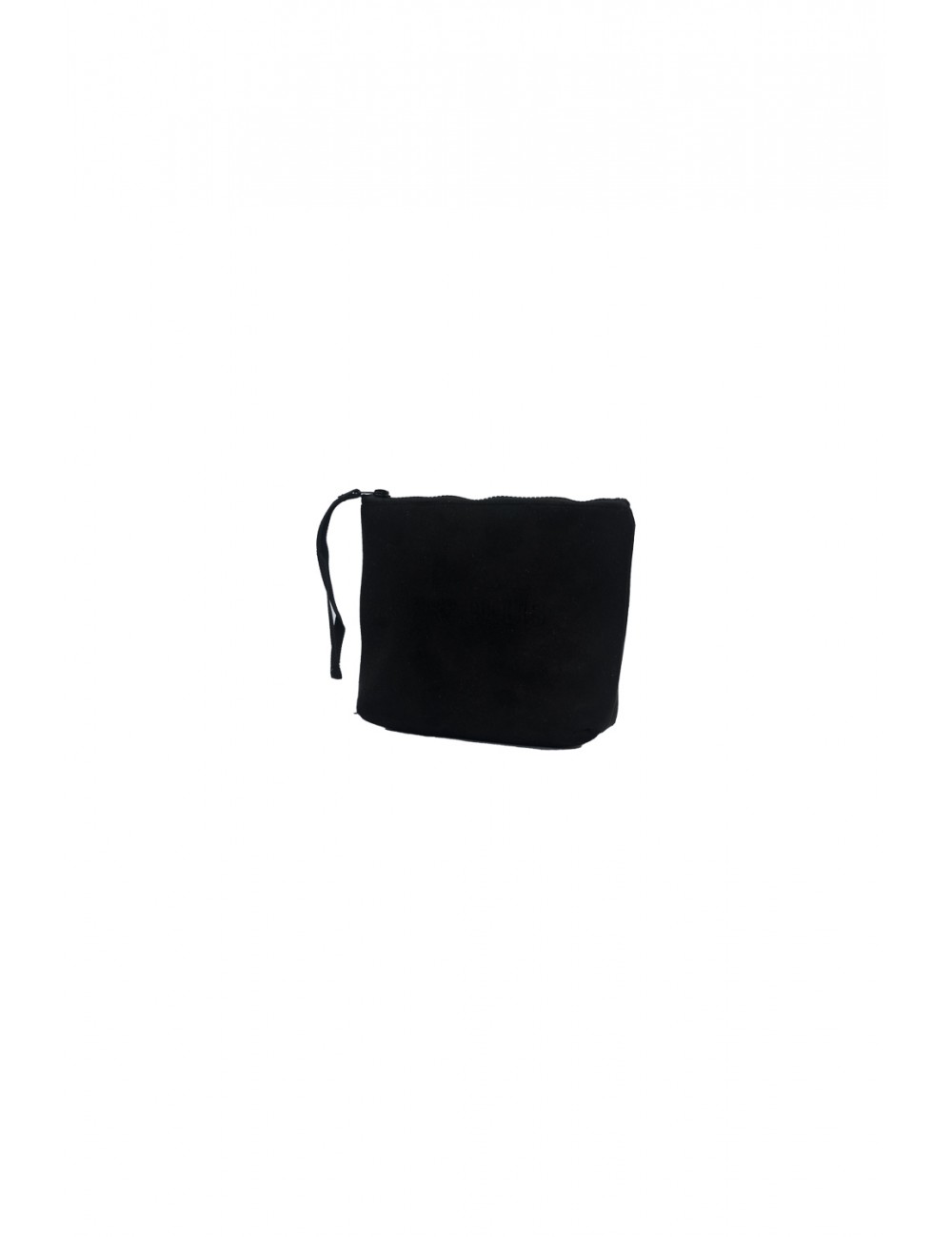 pochette marc ellis DONNA BLACK - BUBY SUEDE CLUTCH vista frontale