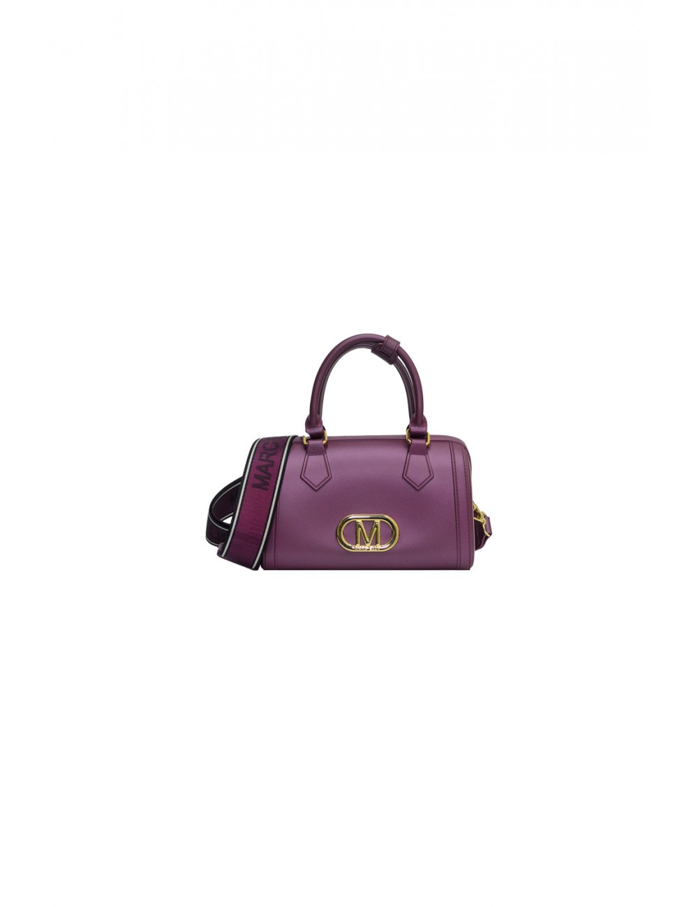 borsa marc ellis DONNA PORPORA SCURO E ORO PURPLE/LIGHT GOLD - FLAT ESTRELLA vista frontale