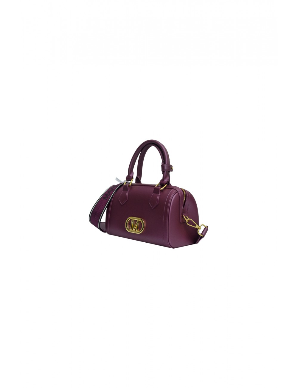 borsa marc ellis DONNA PORPORA SCURO E ORO PURPLE/LIGHT GOLD - FLAT ESTRELLA vista frontale