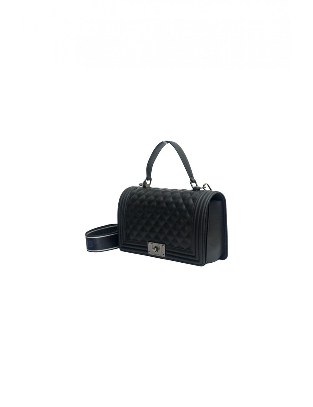 borsa marc ellis DONNA BLACK E BRUSH CDF - FLAT SQUARE M vista frontale
