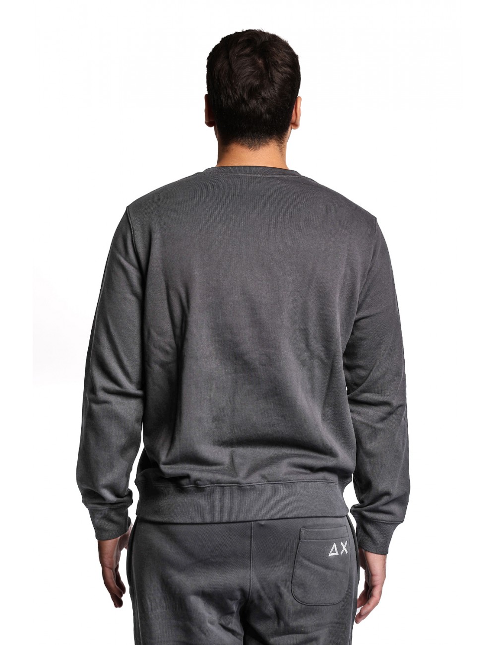 felpa sun68 UOMO 11 NERA - F45103 vista frontale