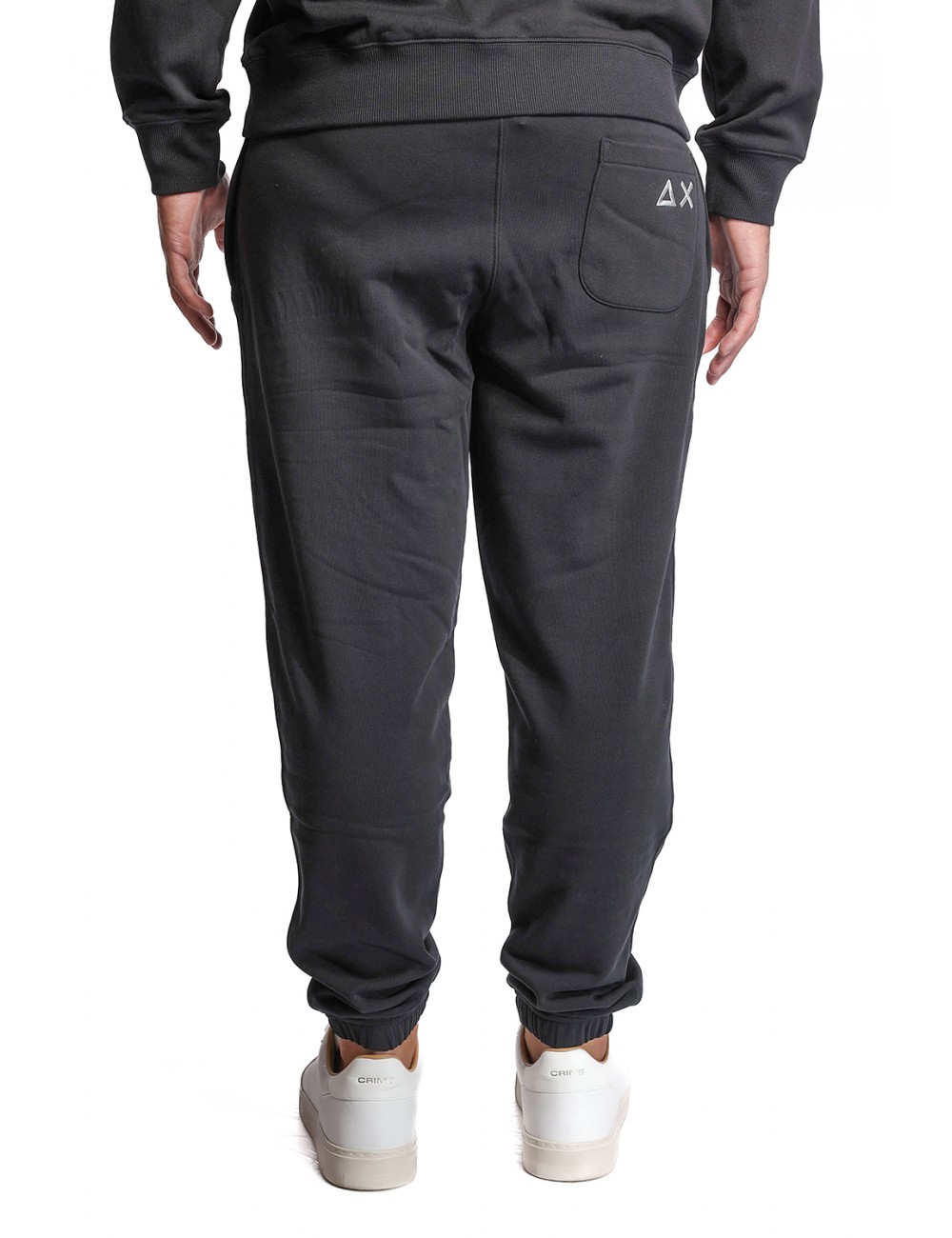 pantalone tuta sun68 UOMO 11 NERO - F45140 vista frontale