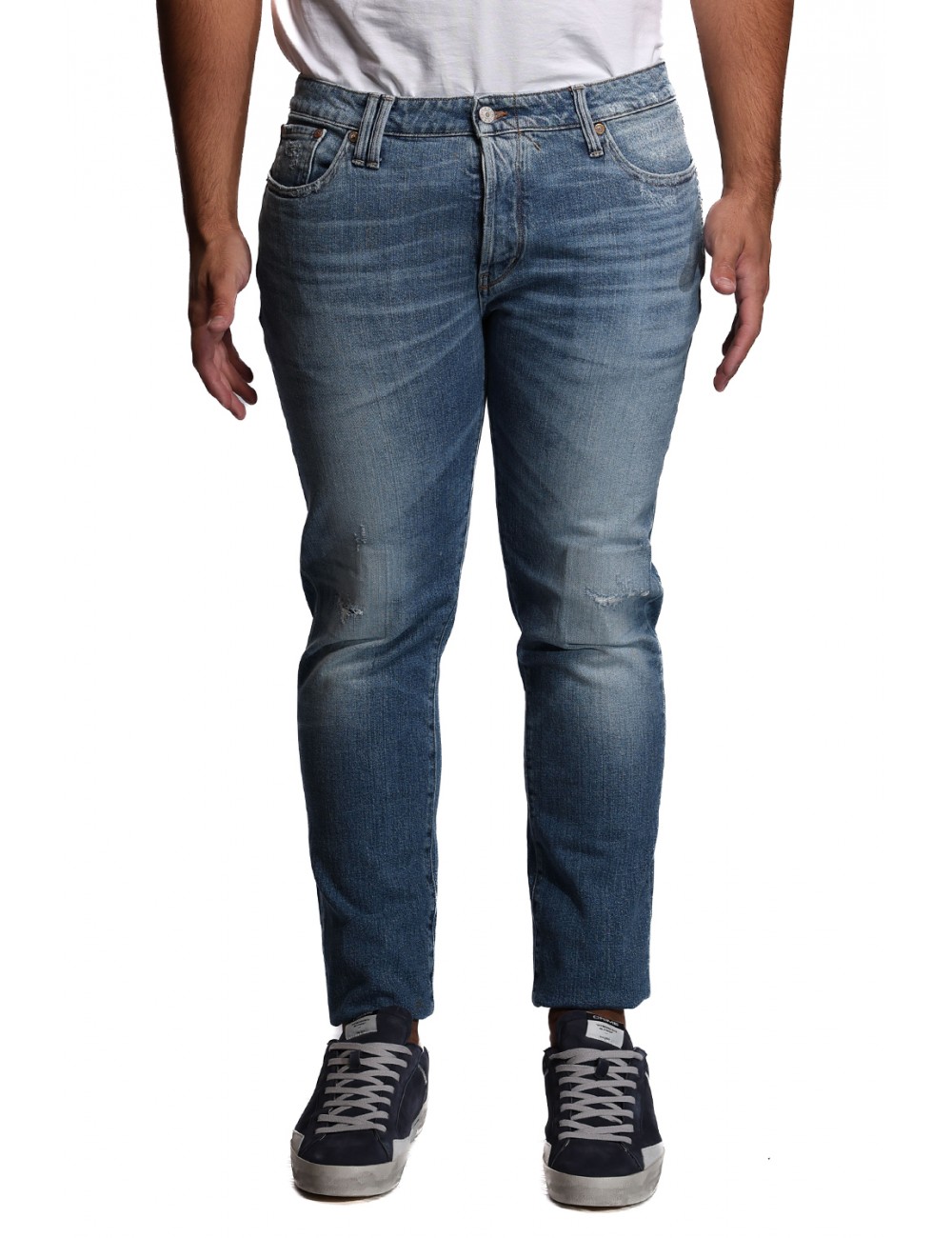 jeans cycle UOMO 12 BLUE - 451P508 vista frontale