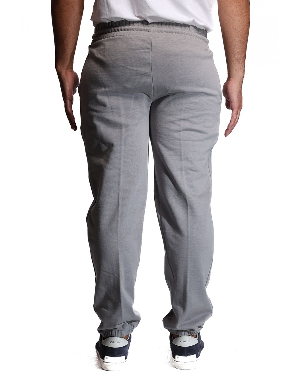 pantalone tuta john richmond UOMO GRIGIO ALLOY - UMA25012PA vista frontale