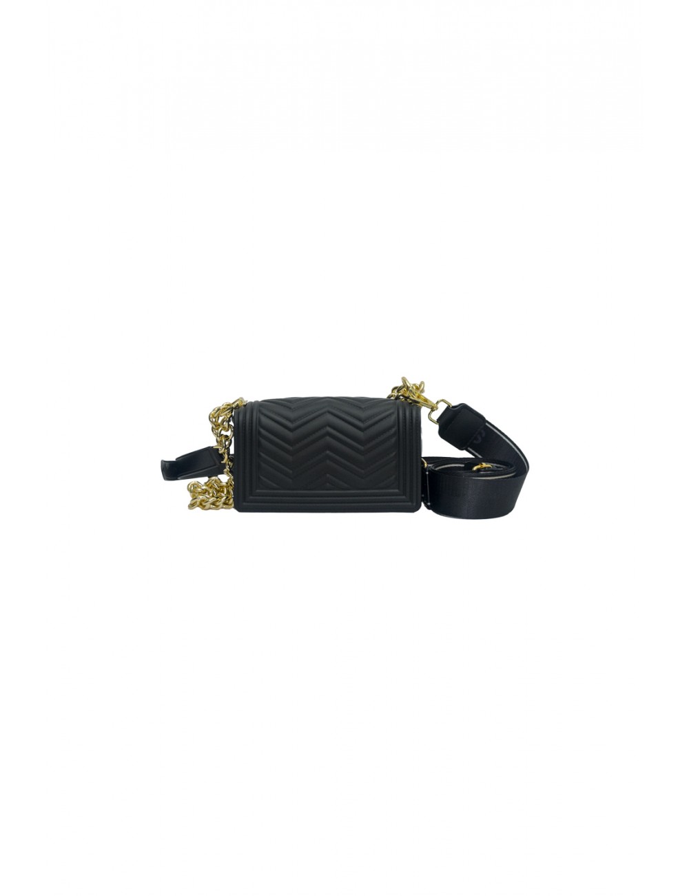 borsa marc ellis DONNA BLACK E LIGHT GOLD - FLAT WAVE XS_25 vista frontale
