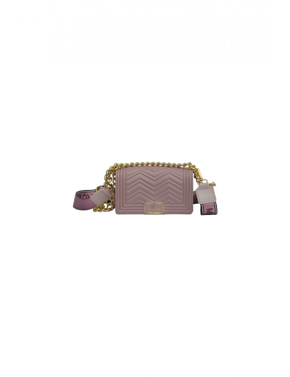 borsa marc ellis DONNA ASH ROSE E LIGHT GOLD - FLAT WAVE XS_25 vista frontale