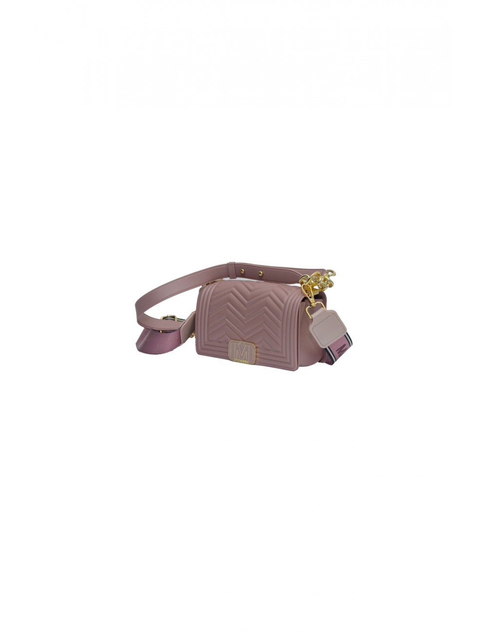 borsa marc ellis DONNA ASH ROSE E LIGHT GOLD - FLAT WAVE XS_25 vista frontale