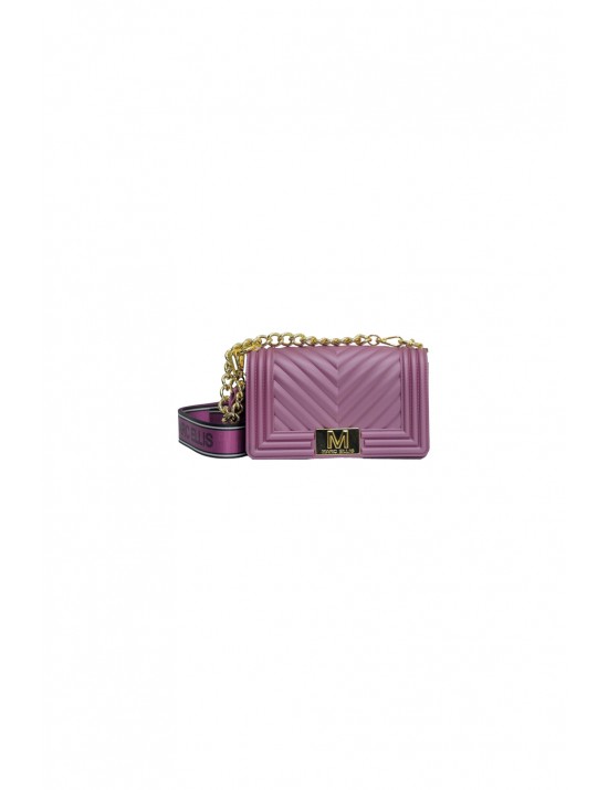 borsa marc ellis DONNA PORPORA E ORO RED VIOLET/LIGHT GOLD - FLAT S_25 vista frontale