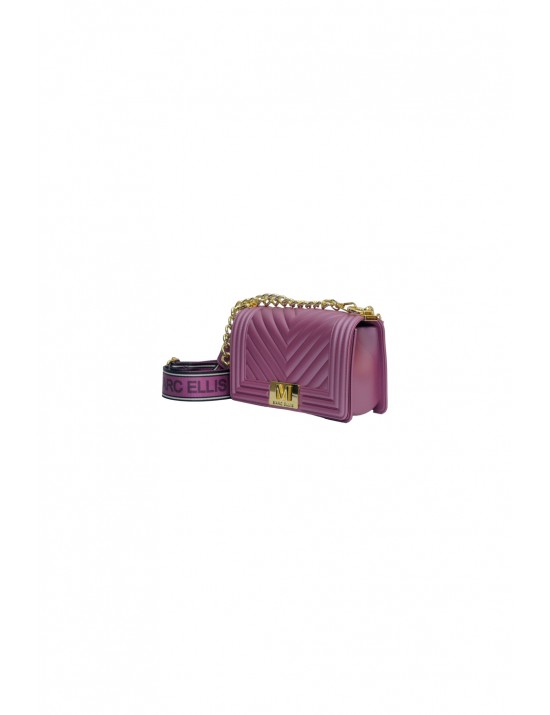 borsa marc ellis DONNA PORPORA E ORO RED VIOLET/LIGHT GOLD - FLAT S_25 vista frontale