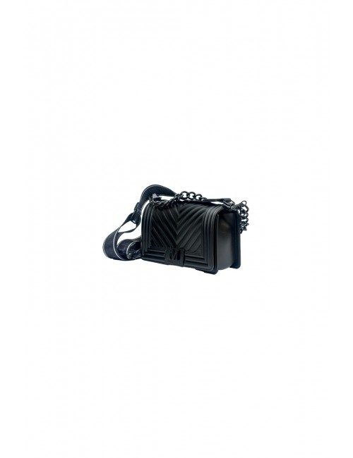 borsa marc ellis DONNA BLACK E BLACK - FLAT S_25 vista laterale