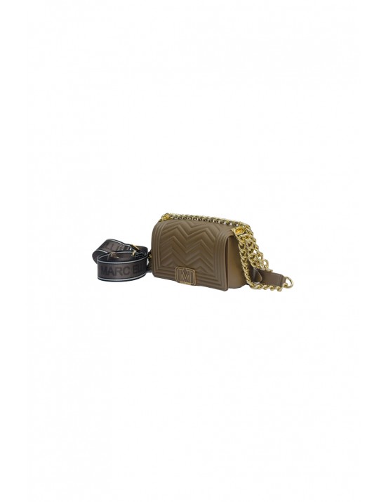 borsa marc ellis DONNA BRONZE E LIGHT GOLD - FLAT WAVE XS_25 vista frontale
