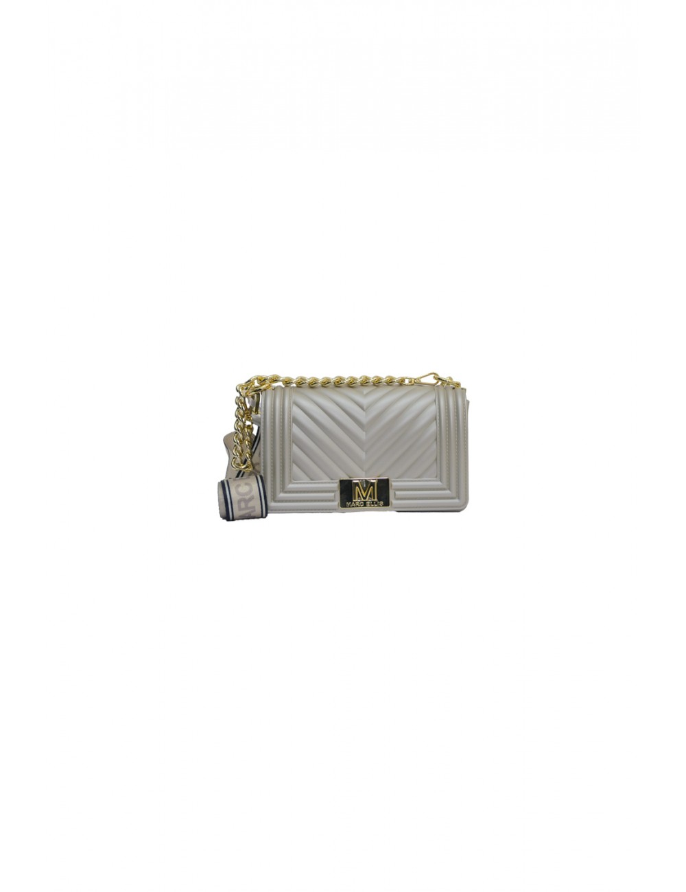 borsa marc ellis DONNA TORTORA E ORO TAUPE/LIGHT GOLD - FLAT S_25 vista frontale borsa marc ellis DONNA TORTORA E ORO TAUPE/LIGHT GOLD - FLAT S_25 vista frontale