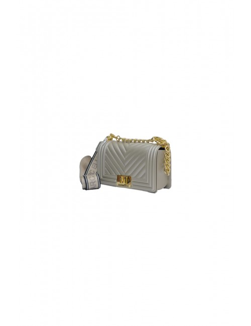 borsa marc ellis DONNA TORTORA E ORO TAUPE/LIGHT GOLD - FLAT S_25 vista laterale