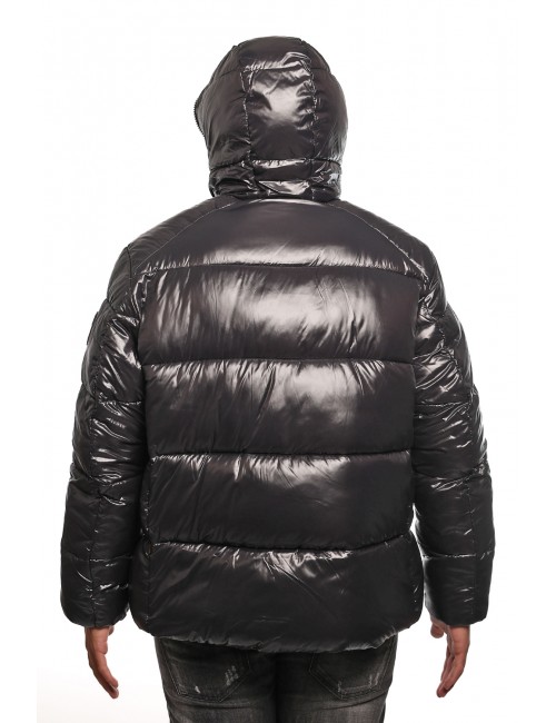 giubbino save the duck UOMO NERO 10000 - D31280M - LOVE21 EDGARD vista posteriore cappuccio