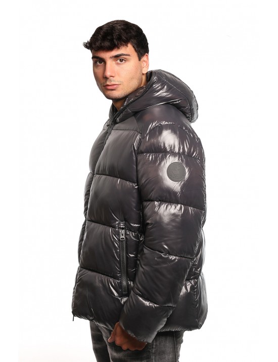 giubbino save the duck UOMO NERO 10000 - D31280M - LOVE21 EDGARD vista frontale