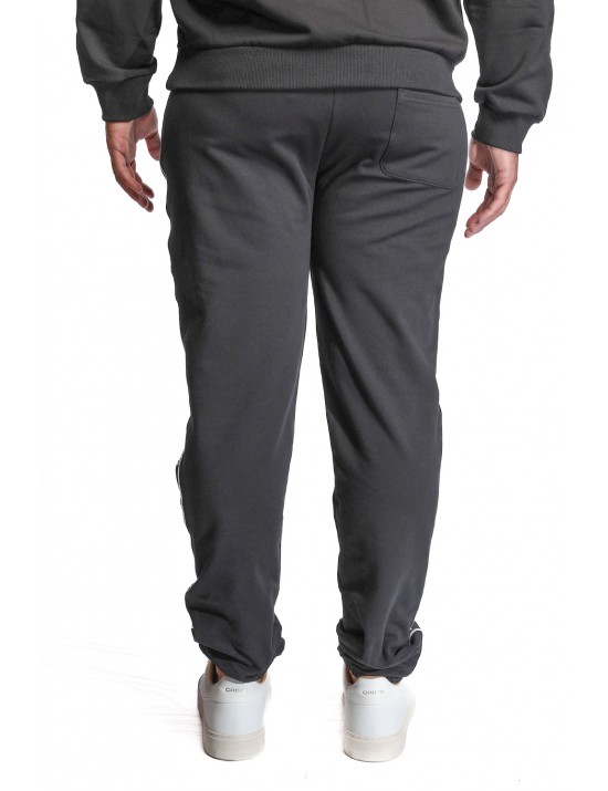 pantalone tuta moschino UOMO NERO 0555 - V1A6891 - 4424 vista frontale