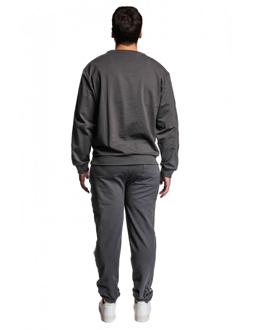 pantalone tuta moschino UOMO NERO 0555 - V1A6891 - 4424 vista posteriore completo