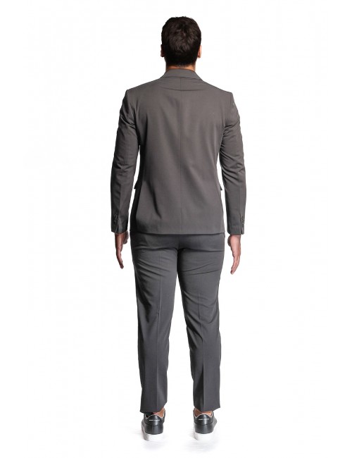 abito bharnaba philosophy UOMO NERO - KOBE-AB7200 vista posteriore