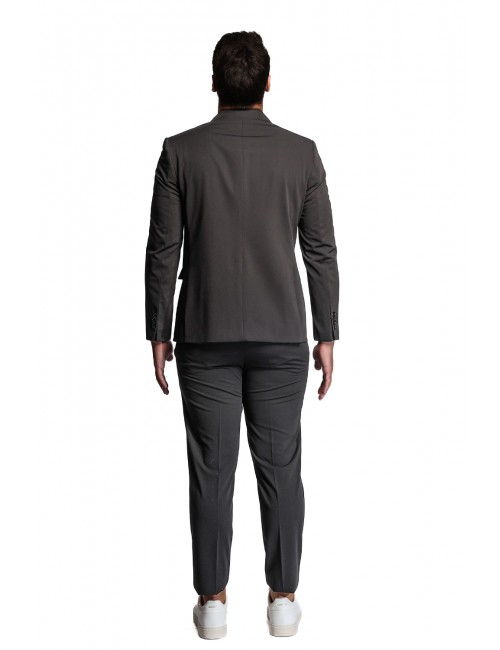 abito bharnaba philosophy UOMO NERO - KOBE-AB7217 vista posteriore